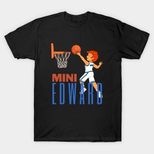 Mini Anthony Edward Playing T-Shirt